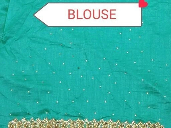 Gorgeous Zari Handwork Saree (SCS43510678) - Sidhu Collection , Blue