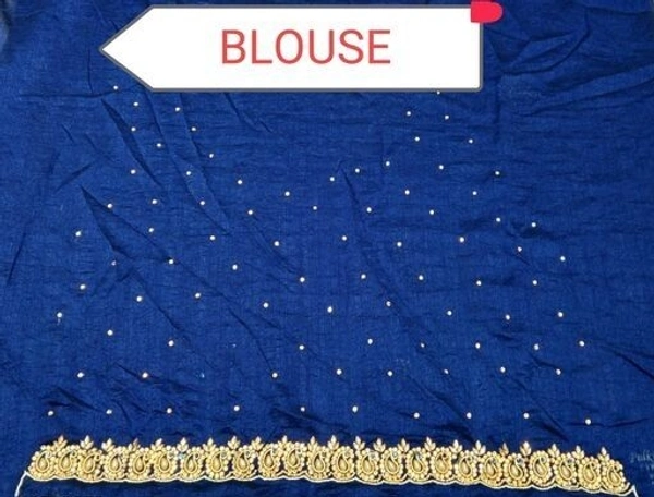 Gorgeous Zari Handwork Saree (SCS43510678) - Sidhu Collection , Blue