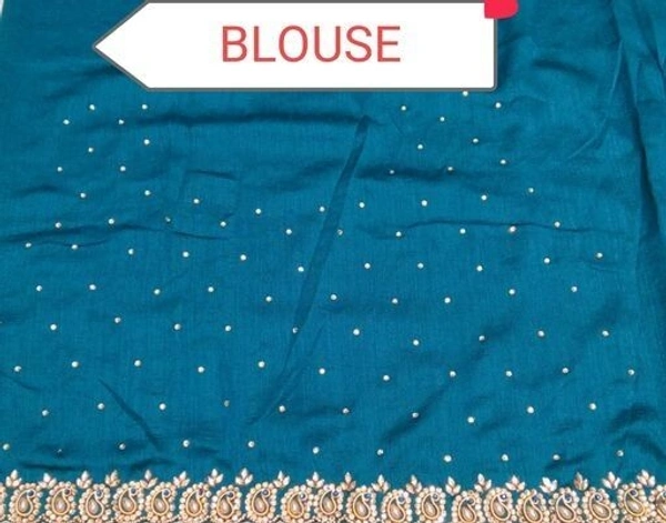 Gorgeous Zari Handwork Saree (SCS43510678) - Sidhu Collection , Blue