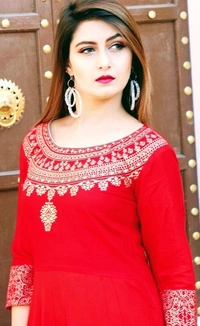 Women Printed Rayon Anarkali With Dupatta (SCS42458534) - XL , Sidhu Collection 