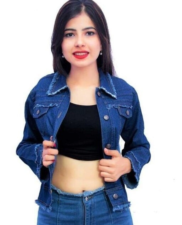 Stylish Fashionable Women Jackets & Waistcoat (SCS48602689)  - Blue 1, M, Sidhu Collection 