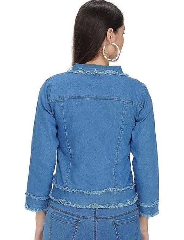 Stylish Fashionable Women Jackets & Waistcoat (SCS48602689)  - Blue 2, XL , Sidhu Collection 