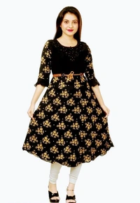 Adrika Attractive Kurtis (SCS40879126)  - Yellow , XL , Sidhu Collection 