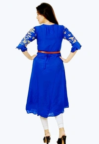 Adrika Attractive Kurtis (SCS40879126)  - Blue , XL , Sidhu Collection 