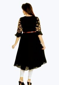Adrika Attractive Kurtis (SCS40879126)  - Black 2, Free Size, Sidhu Collection 