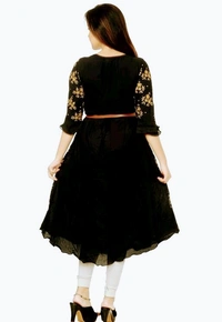 Adrika Attractive Kurtis (SCS40879126)  - Black , XXL , Sidhu Collection 