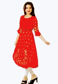 Adrika Attractive Kurtis (SCS40879126)  - Red , Free Size, Sidhu Collection 