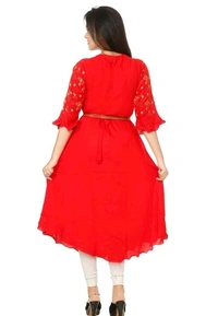 Adrika Attractive Kurtis (SCS40879126)  - Red 2, XXL , Sidhu Collection 