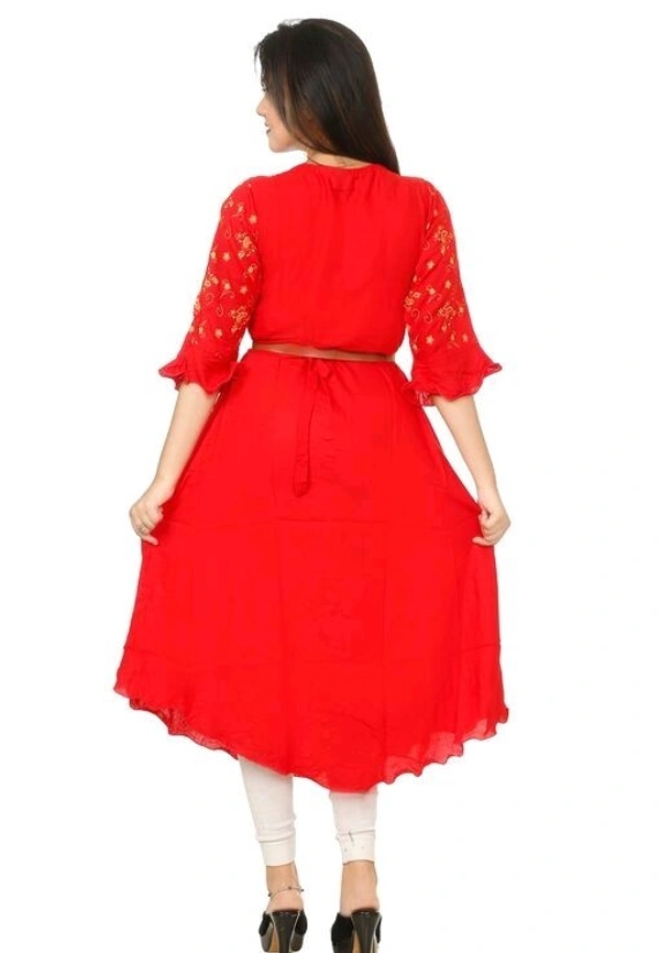 Adrika Attractive Kurtis (SCS40879126)  - Red 2, XXL , Sidhu Collection 