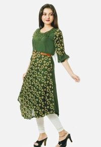 Adrika Attractive Kurtis (SCS40879126)  - Green, Free Size, Sidhu Collection 