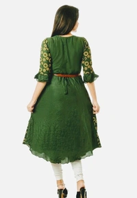Adrika Attractive Kurtis (SCS40879126)  - Green, Free Size, Sidhu Collection 