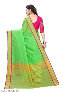 Jivika Pretty Sarees (SCS41765035)  - Sidhu Collection , Green, Free 
