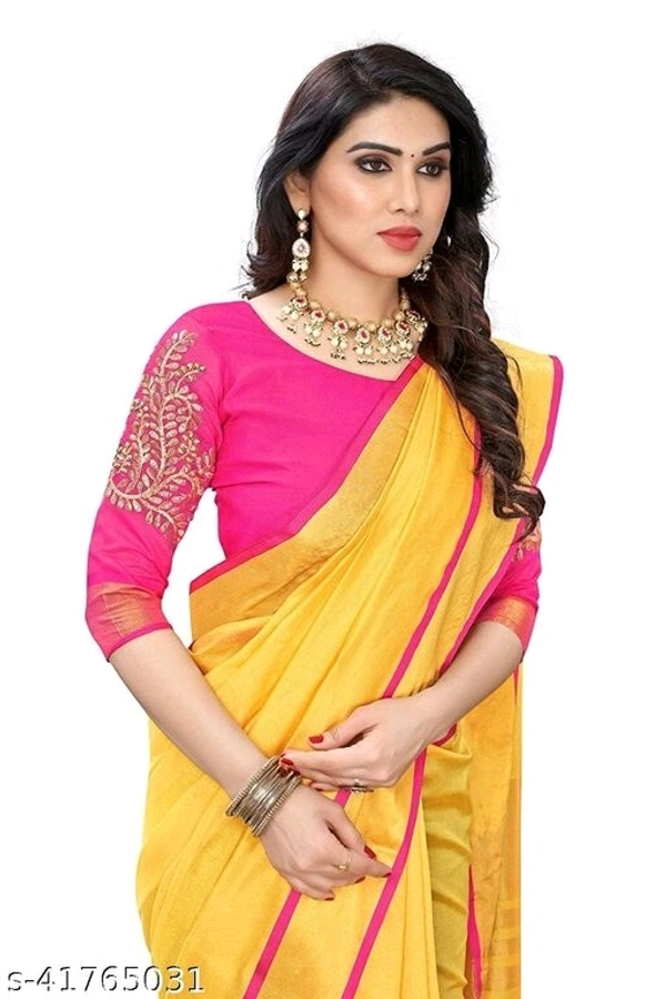 Chitrarekha Petite Sarees (SCS41765031)  - Yellow , Free, Sidhu Collection 