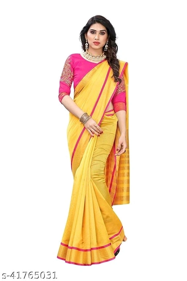 Chitrarekha Petite Sarees (SCS41765031)  - Yellow , Free, Sidhu Collection 