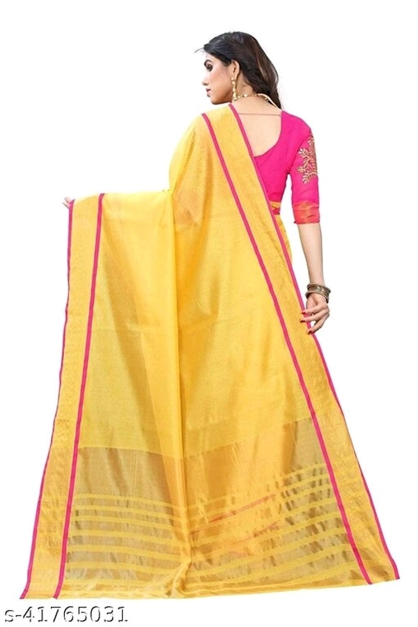 Chitrarekha Petite Sarees (SCS41765031)  - Yellow , Free, Sidhu Collection 