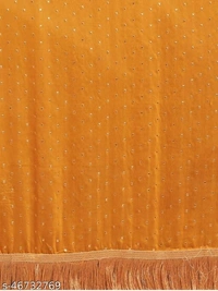 Charvi Voguish Sarees (SCS46732769)  - Yellow , Free , Sidhu Collection 