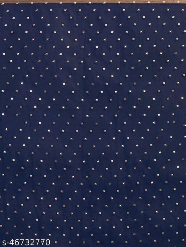 Charvi Voguish Sarees (SCS46732769)  - Navy Blue , Free, Sidhu Collection 