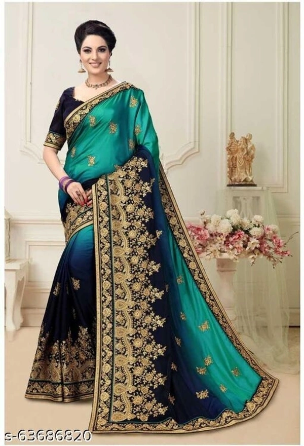 Adrika Attractive Sarees (SCS63686820)  - Green, Free, Sidhu Collection 