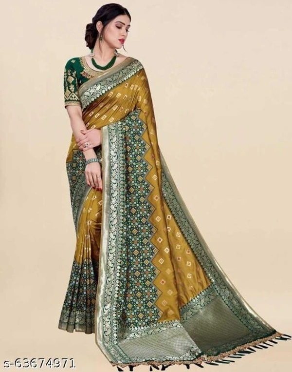 Kashvi Voguish Sarees (SCS63674971)  - Brown , Free, Sidhu Collection 