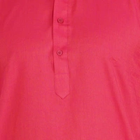 LDHSATI Cotton Blend Solid Full Sleeves Regular Fit Mens Kurta Pyjama (Code: SC1940862) - Pink, M, Sidhu Collection 
