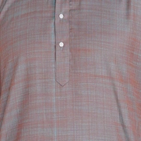  Cotton Blend Solid Full Sleeves Regular Fit Mens Kurta Pyjama (Code: SC1940863) - Grey, XXL , Sidhu Collection 