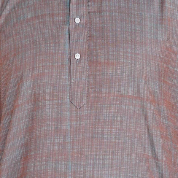  Cotton Blend Solid Full Sleeves Regular Fit Mens Kurta Pyjama (Code: SC1940863) - Grey, XXL , Sidhu Collection 