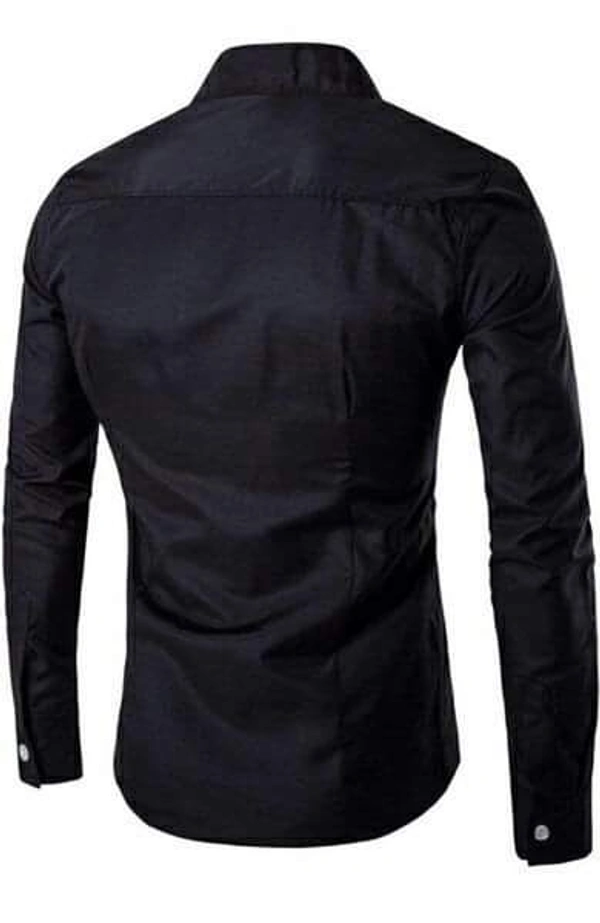 Cotton Solid Stylish Short Kurta (Code: SC1349184) - Black, M, Sidhu Collection 