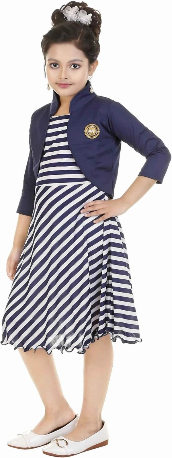 Kids Printed Dress (Code: SC1549073) - Multi , 6-7, Sidhu Collection 