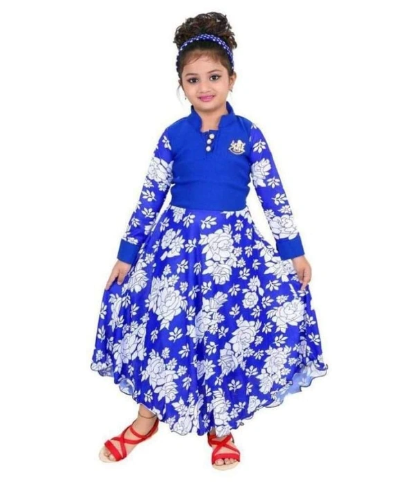 Kids Printed Dress (Code: SC1549072) - Multi , 6-7, Sidhu Collection 