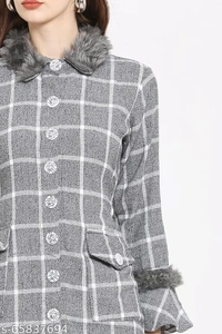 Classic Latest Women Coats & Jackets (SCS65837694)  - L, Sidhu Collection 