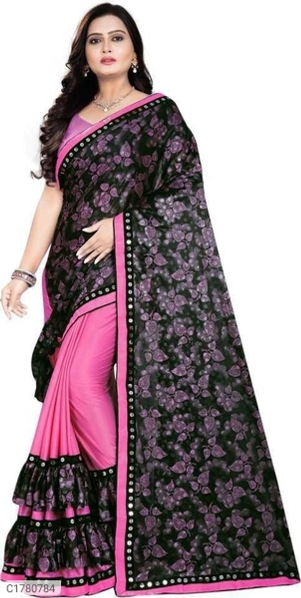 Stunning Printed Lycra Blend Sarees (SC1780784)  - Sidhu Collection 