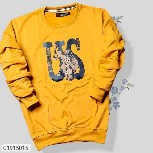 Fleece Printed Full Sleeves Regular Fit Sweatshirts (SC1915015)  - XXL , Sidhu Collection 
