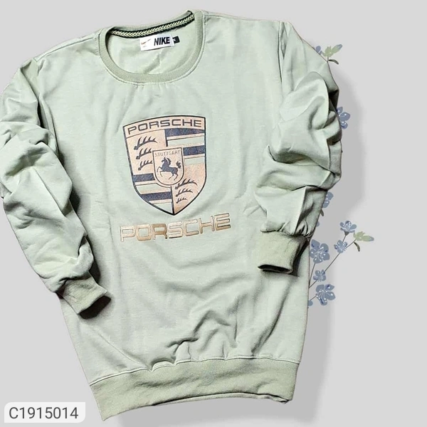 Fleece Printed Full Sleeves Regular Fit Sweatshirts (SC1915014)  - M, Sidhu Collection 