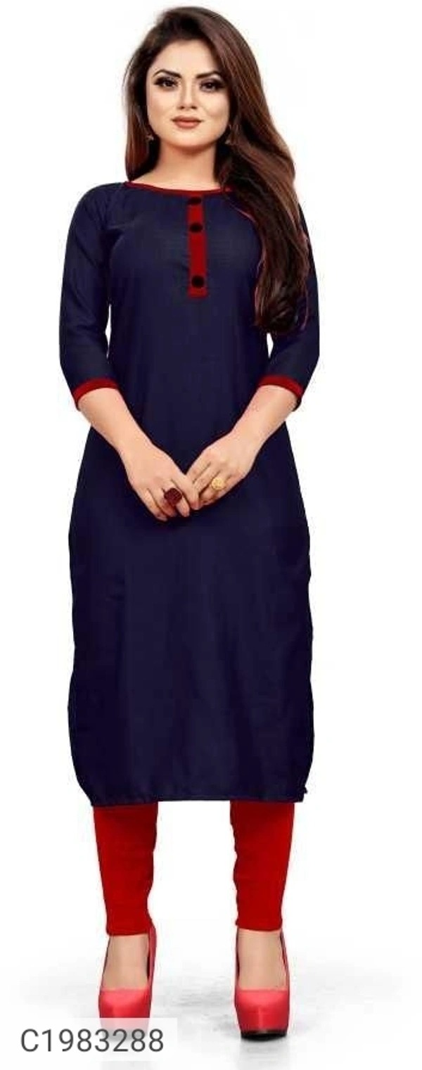  Delicate Solid Rayon Kurti (SC1983288)  - XXL , Sidhu Collection 