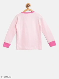  Kids Colorful Cotton Blend Printed Night Suit For Girls (SC1505043)  - 3 - 4 Years , Sidhu Collection 
