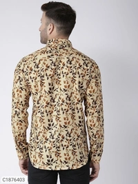  Hangup Cotton Viscose Printed Full Sleeves Slim Fit Mens Casual Shirt (SC1876403)  - 42, Sidhu Collection 