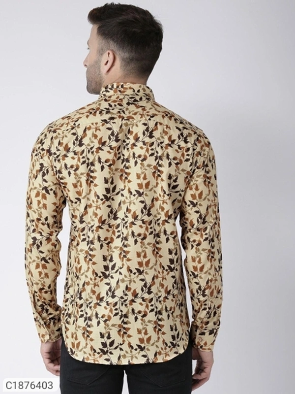  Hangup Cotton Viscose Printed Full Sleeves Slim Fit Mens Casual Shirt (SC1876403)  - 42, Sidhu Collection 