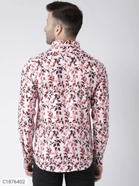  Hangup Cotton Viscose Printed Full Sleeves Slim Fit Mens Casual Shirt (SC1876402)  - 42, Sidhu Collection 