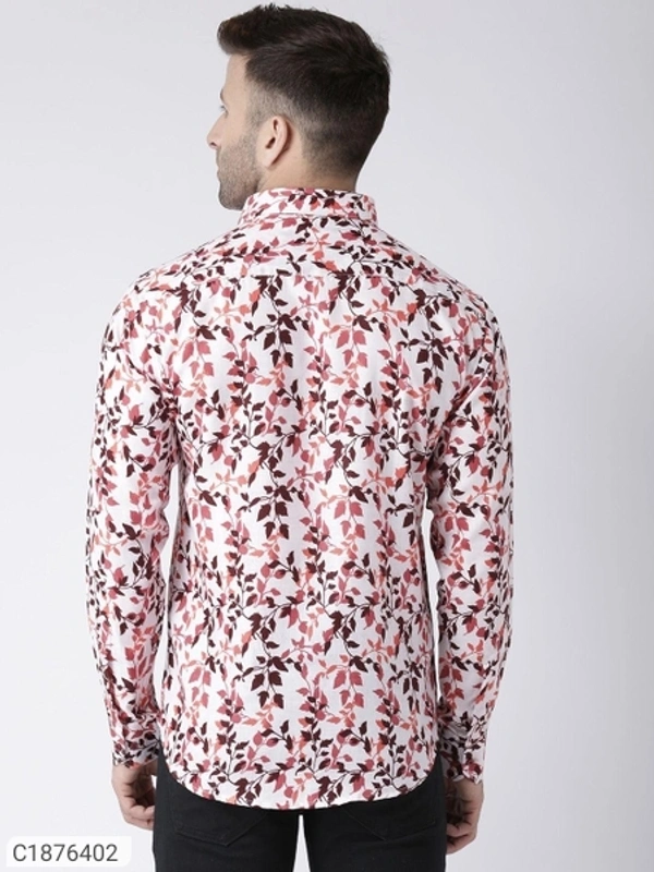  Hangup Cotton Viscose Printed Full Sleeves Slim Fit Mens Casual Shirt (SC1876402)  - 42, Sidhu Collection 