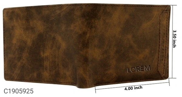 Men's Latest Artificial Leather Wallet (SC1905926)  - Sidhu Collection 