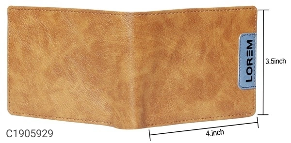 Men's Latest Artificial Leather Wallet (SC1905926)  - Sidhu Collection 
