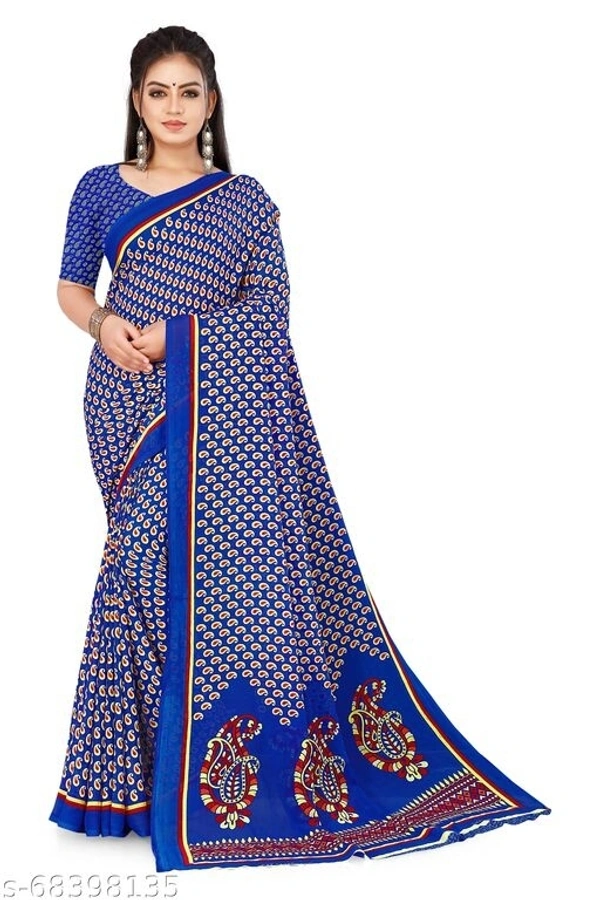 Anand Sarees (SCS68398133)  - Blue, Sidhu Collection 