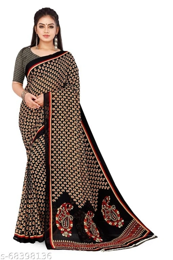 Anand Sarees (SCS68398133)  - Black , Sidhu Collection 