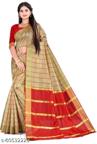 CHOKADI NEW SAREE (SMS42718978)  - Orange , Sidhu Collection 