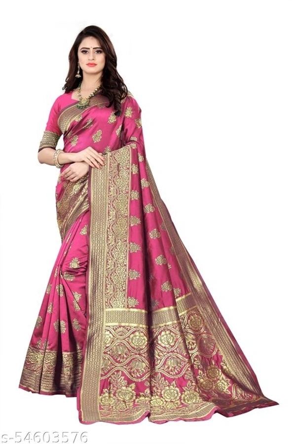 gulab gajariSaree (SCS54603576)  - Pink , Sidhu Collection 