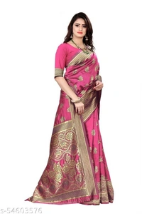 gulab gajariSaree (SCS54603576)  - Pink , Sidhu Collection 