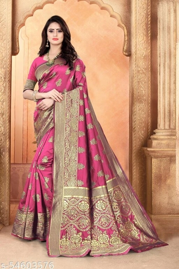 gulab gajariSaree (SCS54603576)  - Pink , Sidhu Collection 