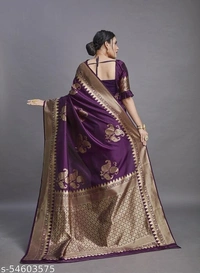 sarika Purple Saree (SCS54603575)  - Purple , Sidhu Collection 