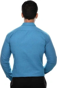  Khadi Solid Full Sleeves Regular Fit Formal Plus Size Shirt (SC1686637)  - XXL , Sidhu Collection 