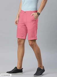  Cotton Solid Regular Fit Mens Shorts (SC2304422)  - 32, Sidhu Collection